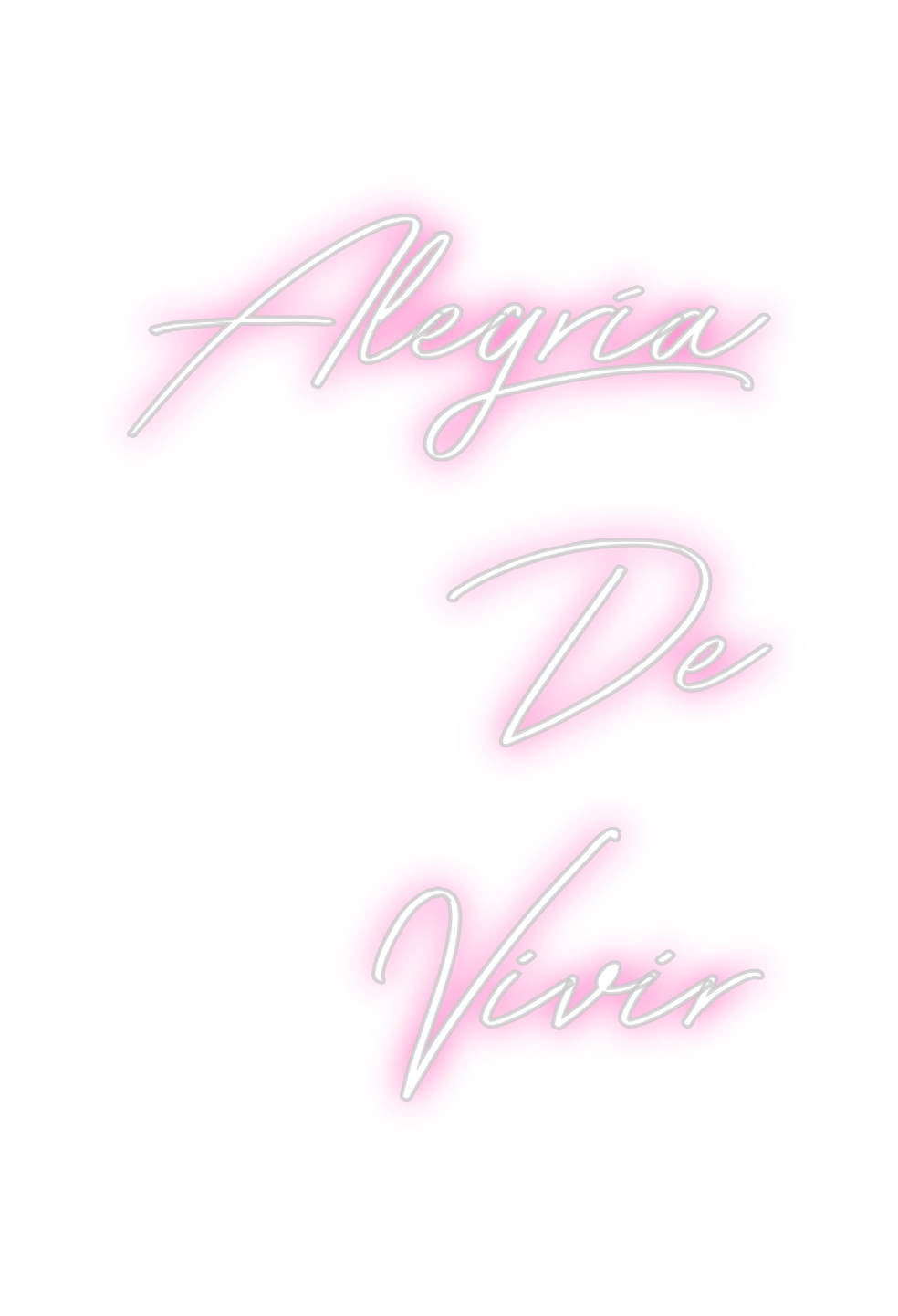 Neon personalizado: Alegría 
   D...