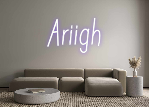 Neon personalizado: Ariigh
