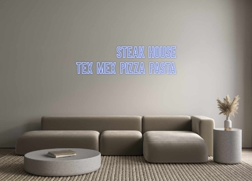 Neon personalizado: Steak house 
...