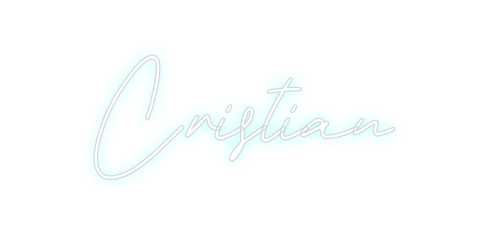 Neon personalizado: Cristian