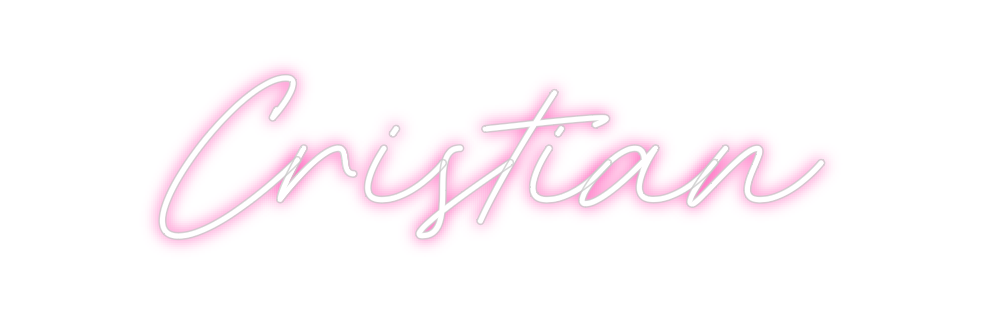 Neon personalizado: Cristian