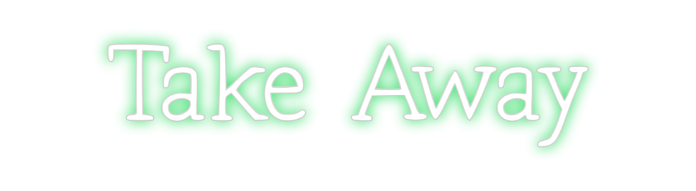 Neon personalizado: Take Away