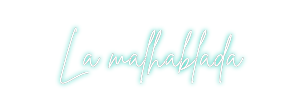 Neon personalizado: La malhablada