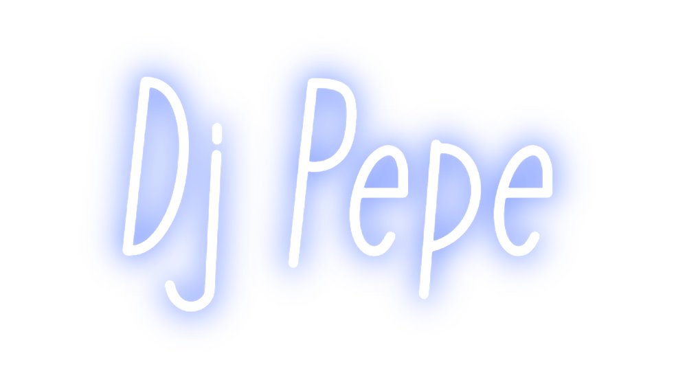 Neon personalizado: Dj Pepe