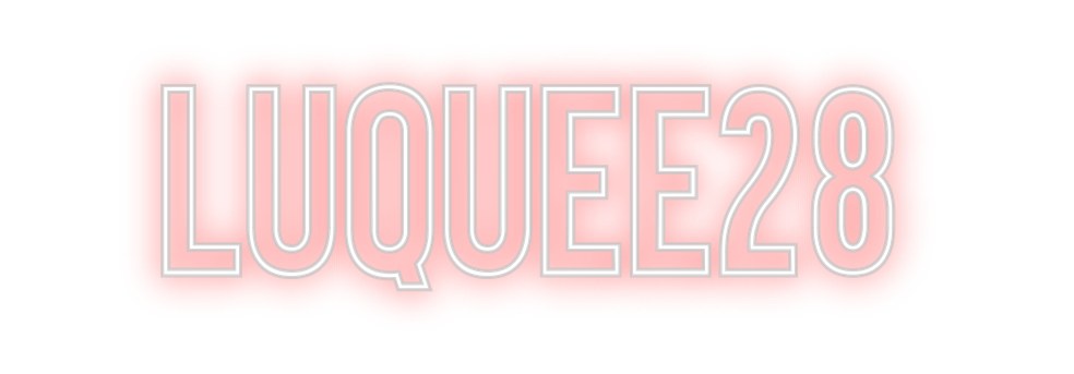 Neon personalizado: Luquee28