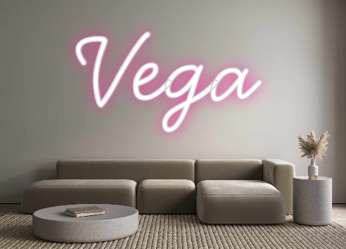 Neon personalizado: Vega