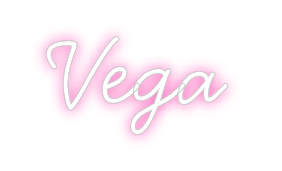 Neon personalizado: Vega