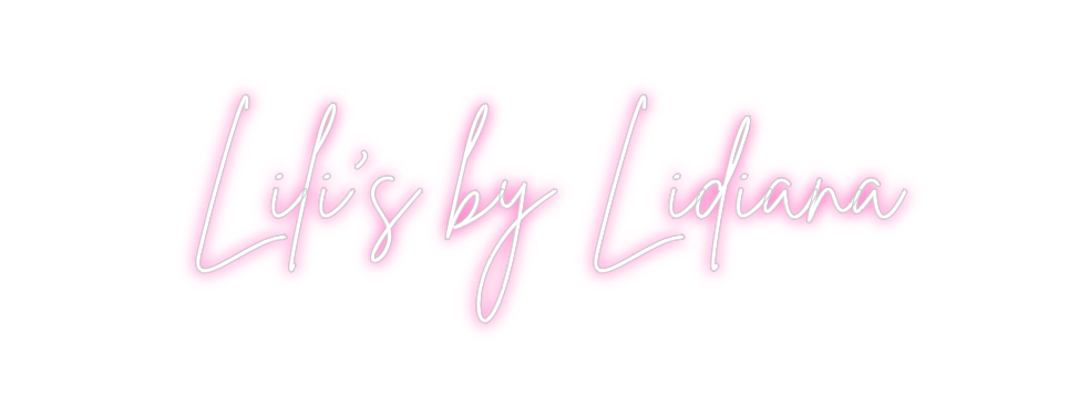 Neon personalizado: Lili’s by Lid...