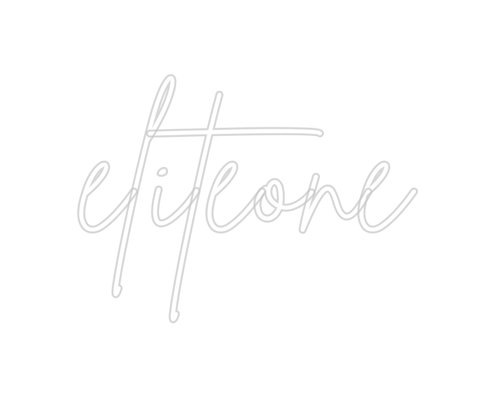 Neon personalizado: eliteone