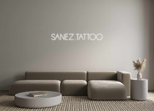 Neon personalizado: SANEZ.TATTOO