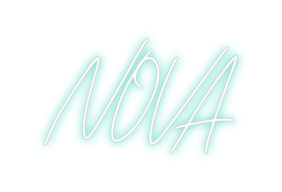 Neon personalizado: NOVA