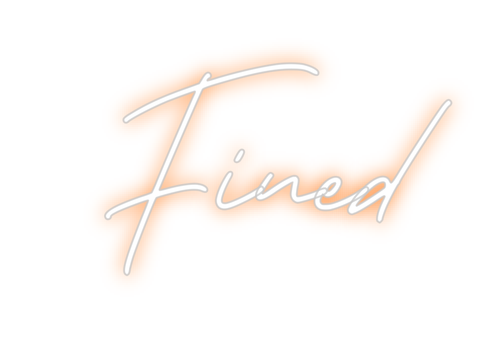 Neon personalizado: Fined
