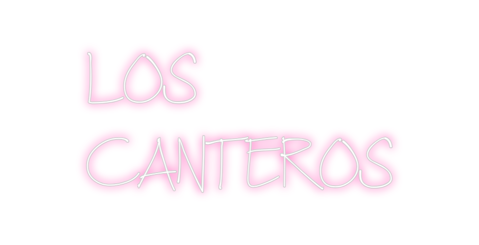 Neon personalizado: LOS
CANTEROS