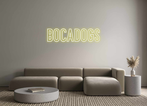 Neon personalizado: BOCADOGS