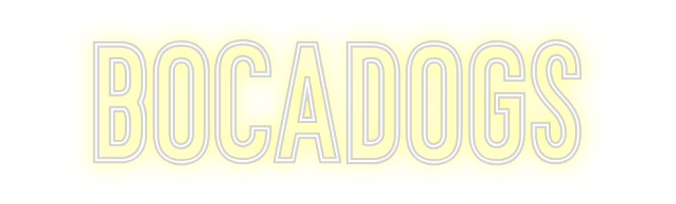 Neon personalizado: BOCADOGS
