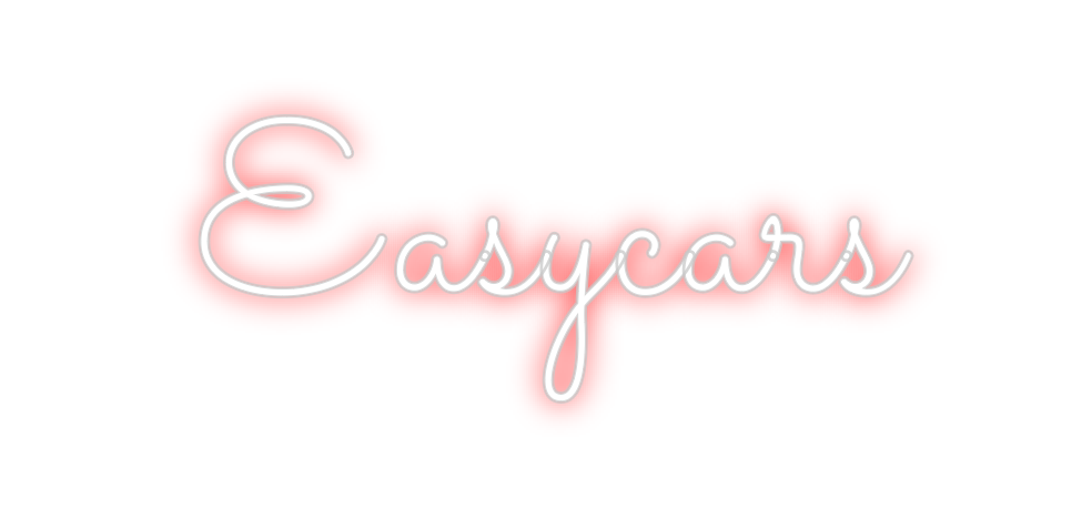 Neon personalizado: Easycars