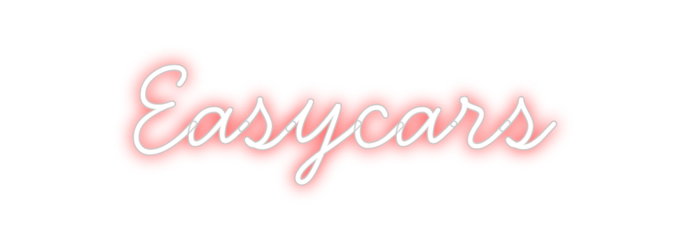 Neon personalizado: Easycars