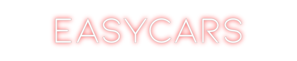Neon personalizado: Easycars