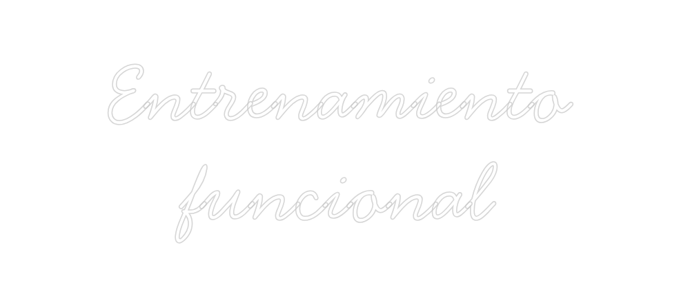 Neon personalizado: Entrenamiento...