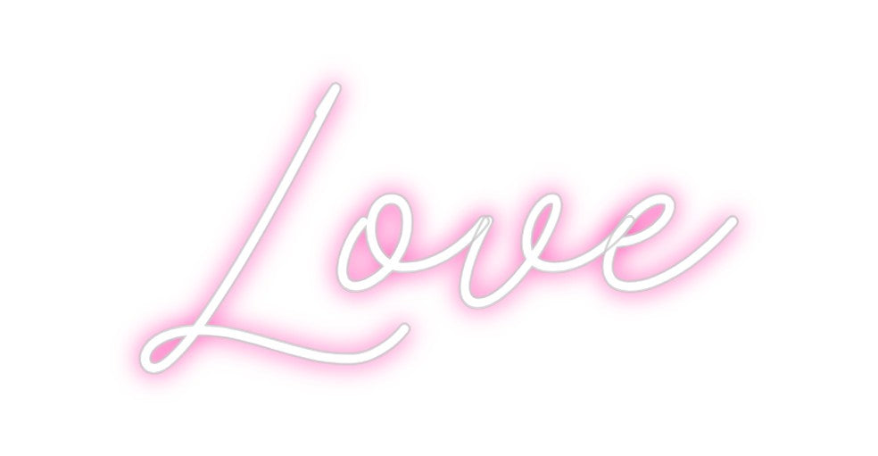Neon personalizado: Love
