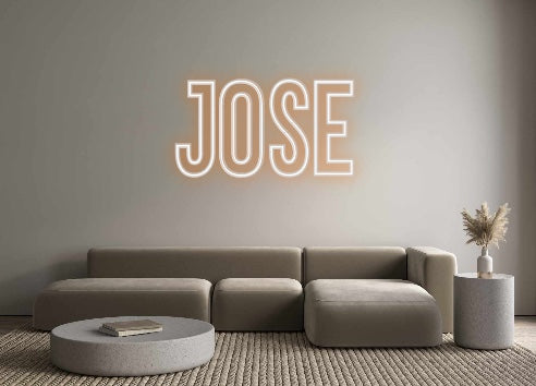 Neon personalizado: Jose