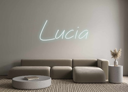 Neon personalizado: Lucia