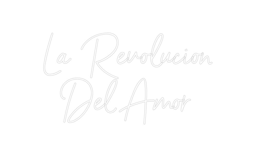 Neon personalizado: La  Revolució...