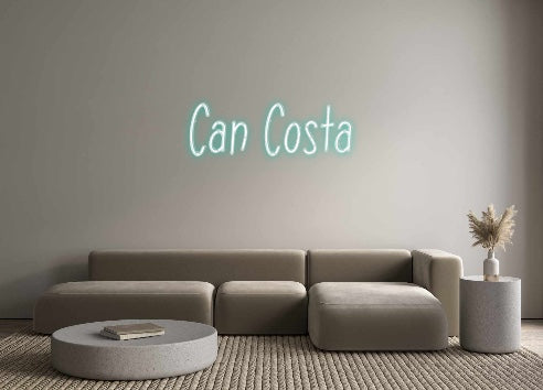 Neon personalizado: Can Costa