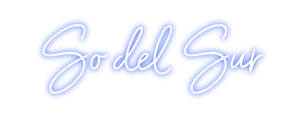 Neon personalizado: So del Sur