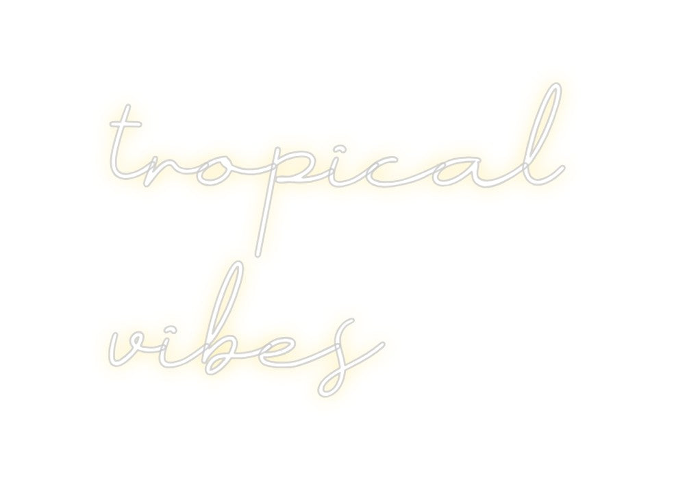 Neon personalizado: tropical 
vi...