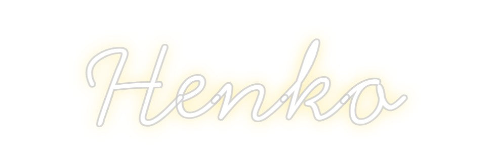 Neon personalizado: Henko