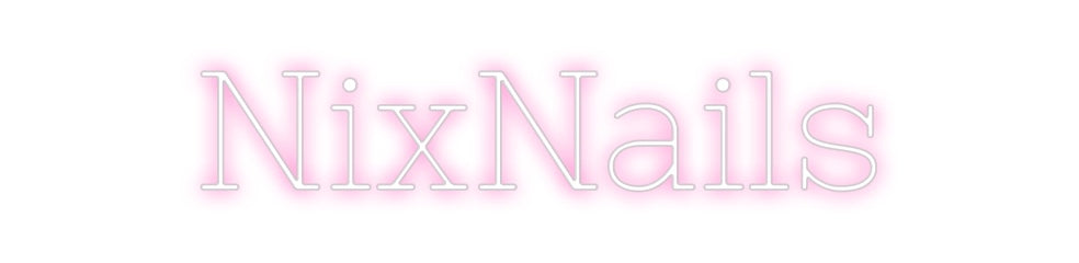 Neon personalizado: NixNails