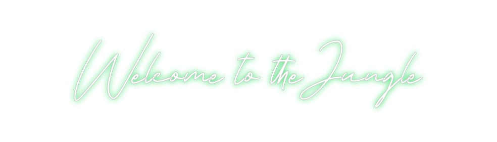 Neon personalizado: Welcome to th...