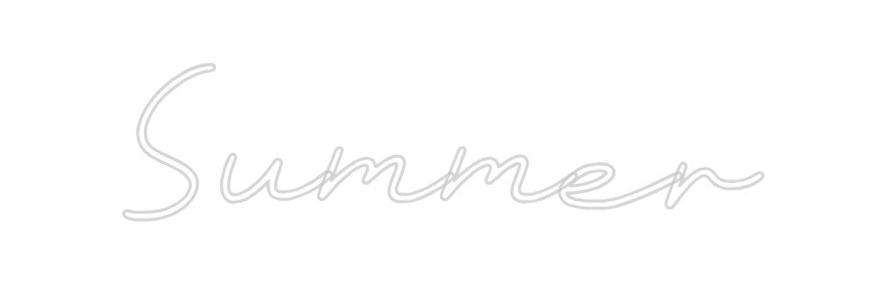 Neon personalizado: Summer