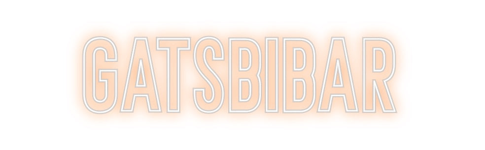 Neon personalizado: GatsbiBar