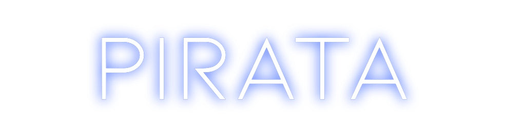 Neon personalizado: PIRATA