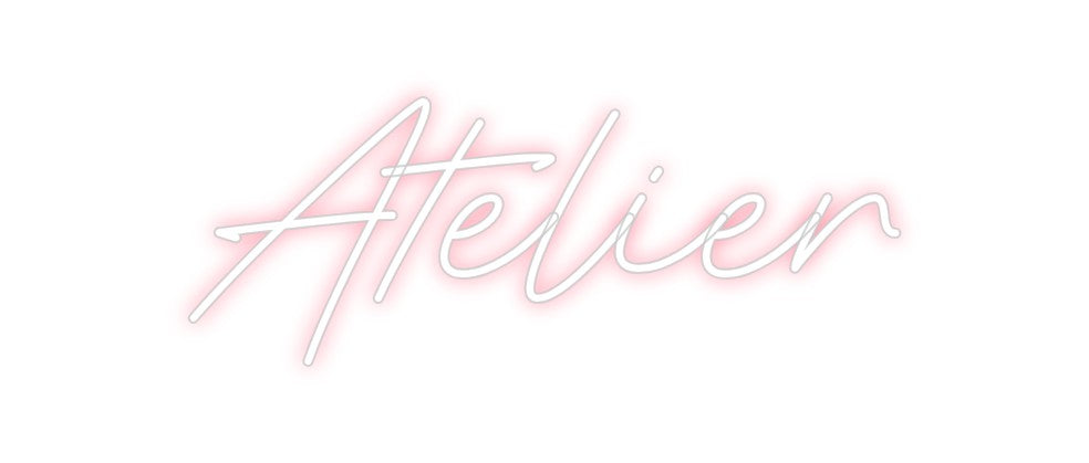 Neon personalizado: Atelier