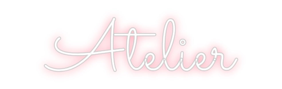 Neon personalizado: Atelier