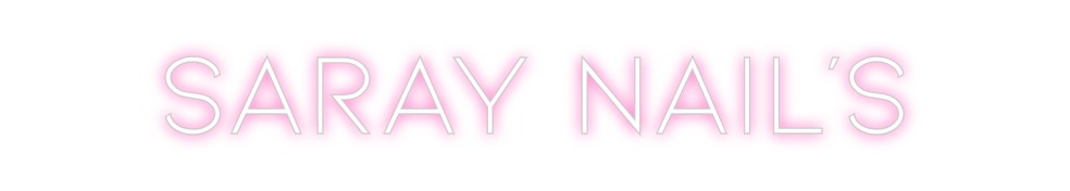 Neon personalizado: Saray Nail's