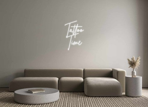 Neon personalizado: Tattoo
Time