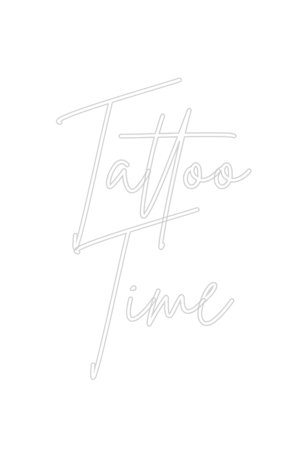 Neon personalizado: Tattoo
Time