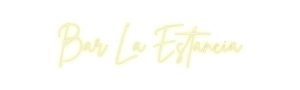 Neon personalizado: Bar La Estancia