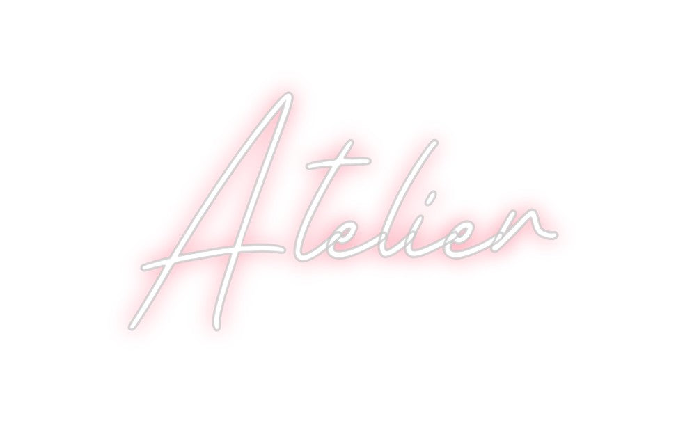 Neon personalizado: Atelier