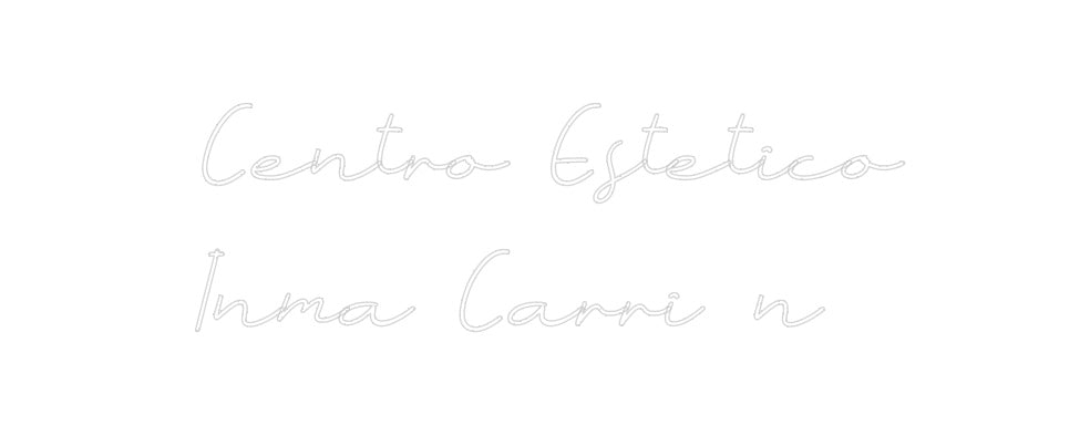 Neon personalizado: Centro Esteti...
