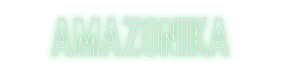 Neon personalizado: AMAZONIKA