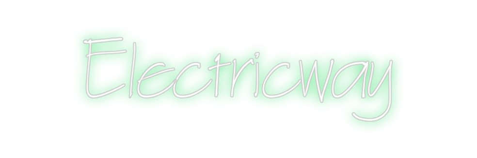 Neon personalizado: Electricway