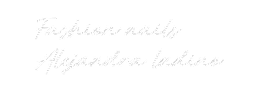 Neon personalizado: Fashion nails...