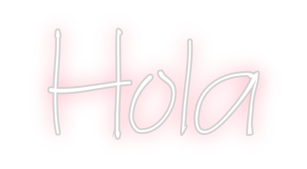 Neon personalizado: Hola