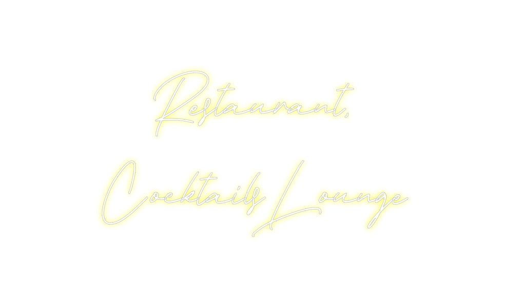 Neon personalizado: Restaurant, ...