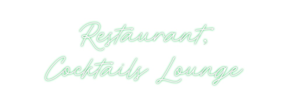 Neon personalizado: Restaurant,
...